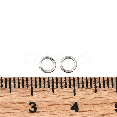 Brass Open Jump Rings KK-B147-03B-P-1