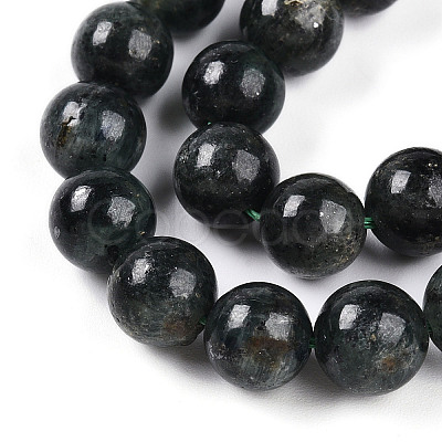 Natural Green Kyanite Beads Strands G-T140-8mm-07-1