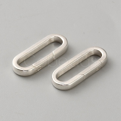 925 Sterling Silver Spring Gate Rings STER-WH0005-53-1
