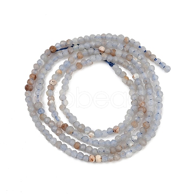Natural Angelite Beads Strands G-RM2025-A31-2mm-1