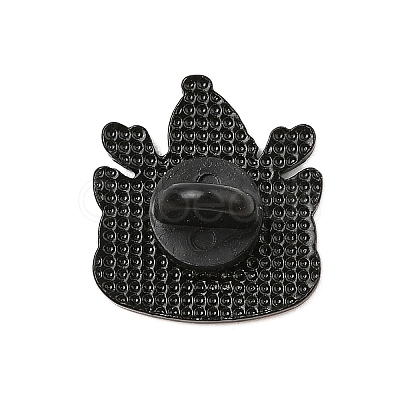 Christmas Theme Zinc Alloy Enamel Pin Brooch for Backpack Clothes JEWE-R003-01EB-02-1