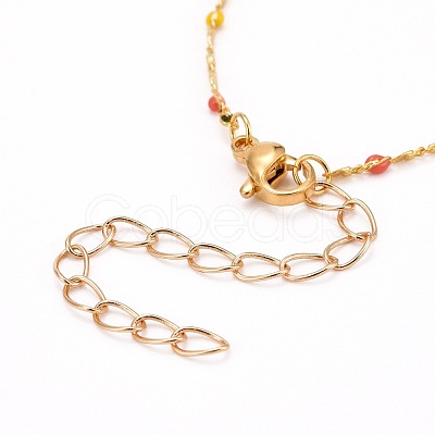 Enamel Bracelet Makings AJEW-JB00972-02-1