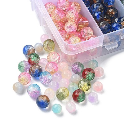 708Pcs 12 Styles Glass Round Beads DGLA-YW0001-15-1