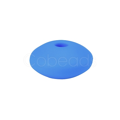 Flat Round Food Grade Silicone Beads PW-WG87984-09-1