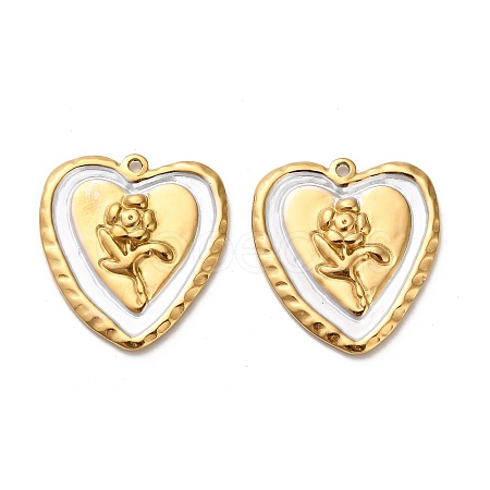 304 Stainless Steel Pendants STAS-C152-33G-01-1