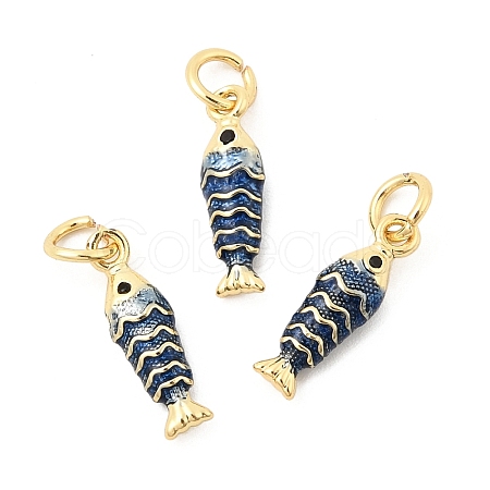 Brass Micro Pave Cubic Zirconia Pendants KK-Z147-03G-01-1