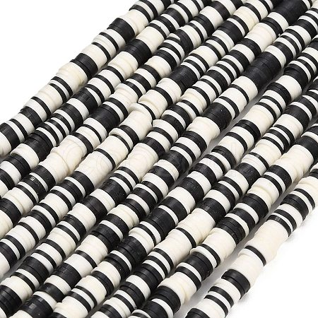 Handmade Polymer Clay Beads Strands PY-CBA21A8-01F-1