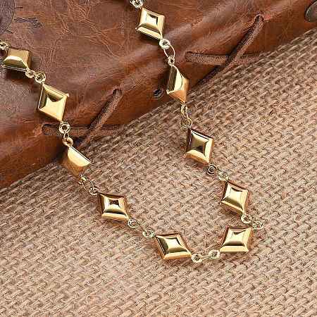 304 Stainless Steel Link Chain Necklaces NJEW-U023-04G-G-1