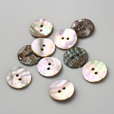 Natural Shell Buttons LS-BUTT-WH0024-041E-1