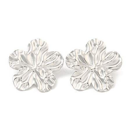 Tarnish Resistant 304 Stainless Steel Stud Earrings for Women EJEW-A111-06P-1