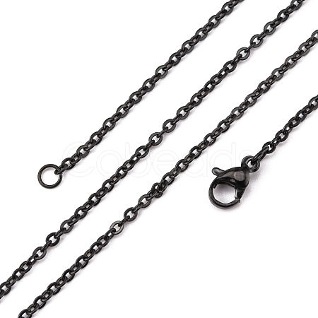 304 Stainless Steel Cable Chain Necklaces STAS-L164C-01B-1