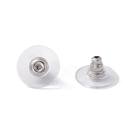 304 Stainless Steel Bullet Clutch Earring Backs X-STAS-I016-1