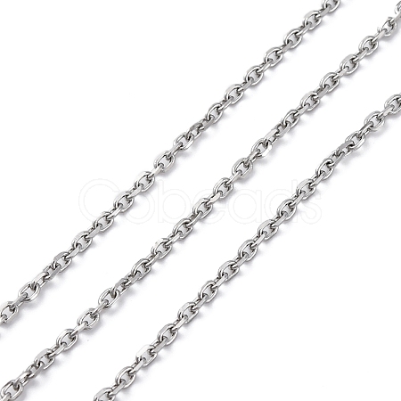 304 Stainless Steel Cable Chains CHS-M009-12P-06-1