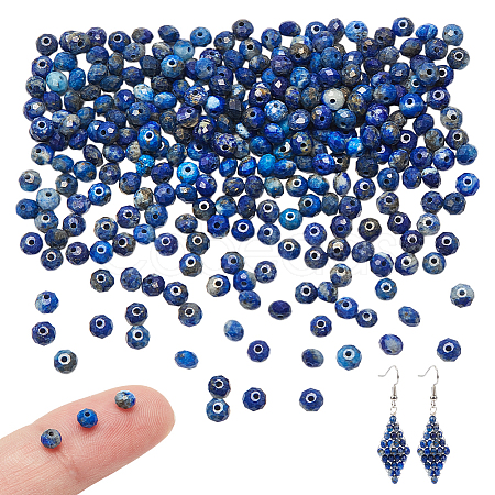 2 Strands Natural Lapis Lazuli Beads Strands G-NB0005-77-1