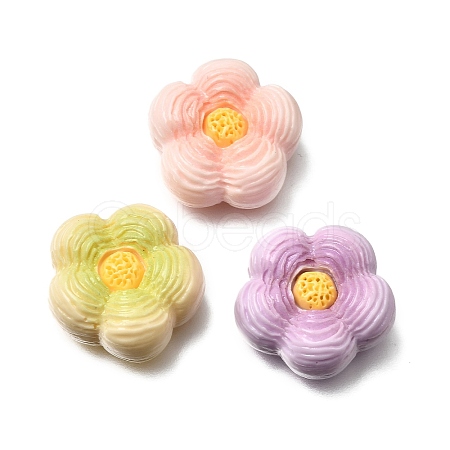 Opaque Resin Imitation Food Cabochons RE-CBA7952-03-1