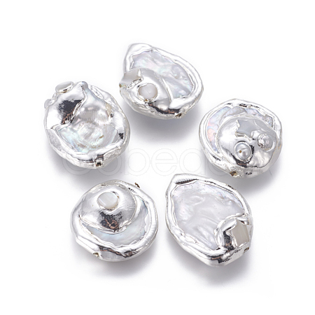 Natural Baroque Pearl Cultured Freshwater Pearl Beads PEAR-F011-27S-1