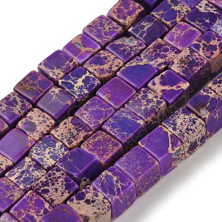 Natural Imperial Jasper Beads Strands G-I248-02-02-1