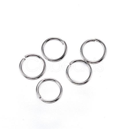 Tarnish Resistant 304 Stainless Steel Open Jump Rings STAS-D448-095P-5mm-1