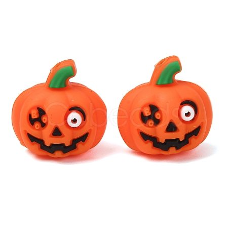 Halloween Silicone Focal Beads SL-CBADC51-19-1
