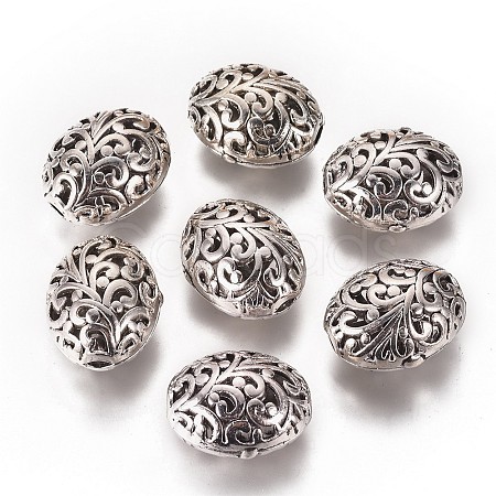 Tibetan Style Filigree Beads X-TIBEB-A12556-FF-2-1