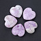 Natural Lepidolite Healing Stones, Heart Stones, Pocket Palm Stones for Reiki Balancing, 30x30mm