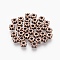 Tibetan Style Alloy Beads, Lead Free & Cadmium Free, Red Copper, 4.2x3.2mm, Hole: 2.2mm