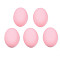 Opaque Spray Painted Acrylic Cabochonsl, Oval, Pink, 17.5x12.5x5.5mm