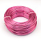 Anodized Aluminum Wire, Bendable Metal Craft Wire, Flexible Craft Wire, for Beading Jewelry Craft Making, Camellia, 18 Gauge, 1.0mm, 200m/500g(656.1 Feet/500g)