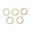 Brass Hoop Earring Finding KK-P223-24G-3