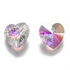 Romantic Valentines Ideas Glass Charms X-G030V10mm-39-2