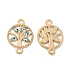 Alloy Enamel Connector Charms FIND-H039-19KCG-D-1