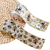 2 Rolls 2 Patterns Insect Theme Polyester Ribbon OCOR-GF0002-58A-1