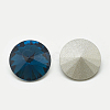Pointed Back Glass Rhinestone Cabochons RGLA-T086-8mm-14-2