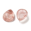 Cherry Quartz Glass Cabochons G-Q173-02C-22-2