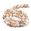 Natural Cultured Freshwater Pearl Beads Strands PEAR-L033-31G-3