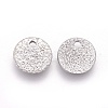 Non-Tarnish 304 Stainless Steel Charms STAS-E455-02P-8mm-1