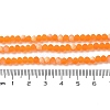 Transparent Glass Beads Strands X1-EGLA-A034-T4mm-MB05-5