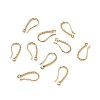 Brass Earring Hooks X-KK-WH0035-98-2