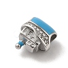 304 Stainless Steel Enamel European Beads STAS-G308-15P-2