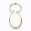 Zinc Alloy Cabochon Settings Keychain KEYC-E028-10P-2