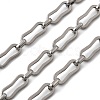 304 Stainless Steel Rectangle Link Chains CHS-Z007-15P-1