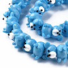 Opaque Handmade Bumpy Lampwork Beads Strands LAMP-T007-19-A02-3