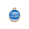 Alloy Enamel Pendants ENAM-S124-01A-02E-3