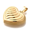 PVD Vacuum Plating 304 Stainless Steel Pendants STAS-U035-42G-2