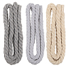3 Bags 3 Colors 3-Ply Twisted Macrame Cotton Cord OCOR-CA0001-30-1