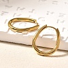 Ion Plating(IP) Stainless Steel Hoop Earrings X-EJEW-P232-02G-1