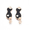 Alloy Enamel Pendants X-ENAM-S115-144A-2