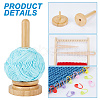 1 Set Wooden Big Eye Knitting Needles DIY-NB0009-58-5