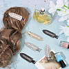 16Pcs 4 Colors Surfboard Shaped Alloy Rhinestone Alligator Hair Clips PHAR-CP0001-10-5