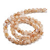 Heated Natural Citrine Beads Strands X-G-NH0010-04-3